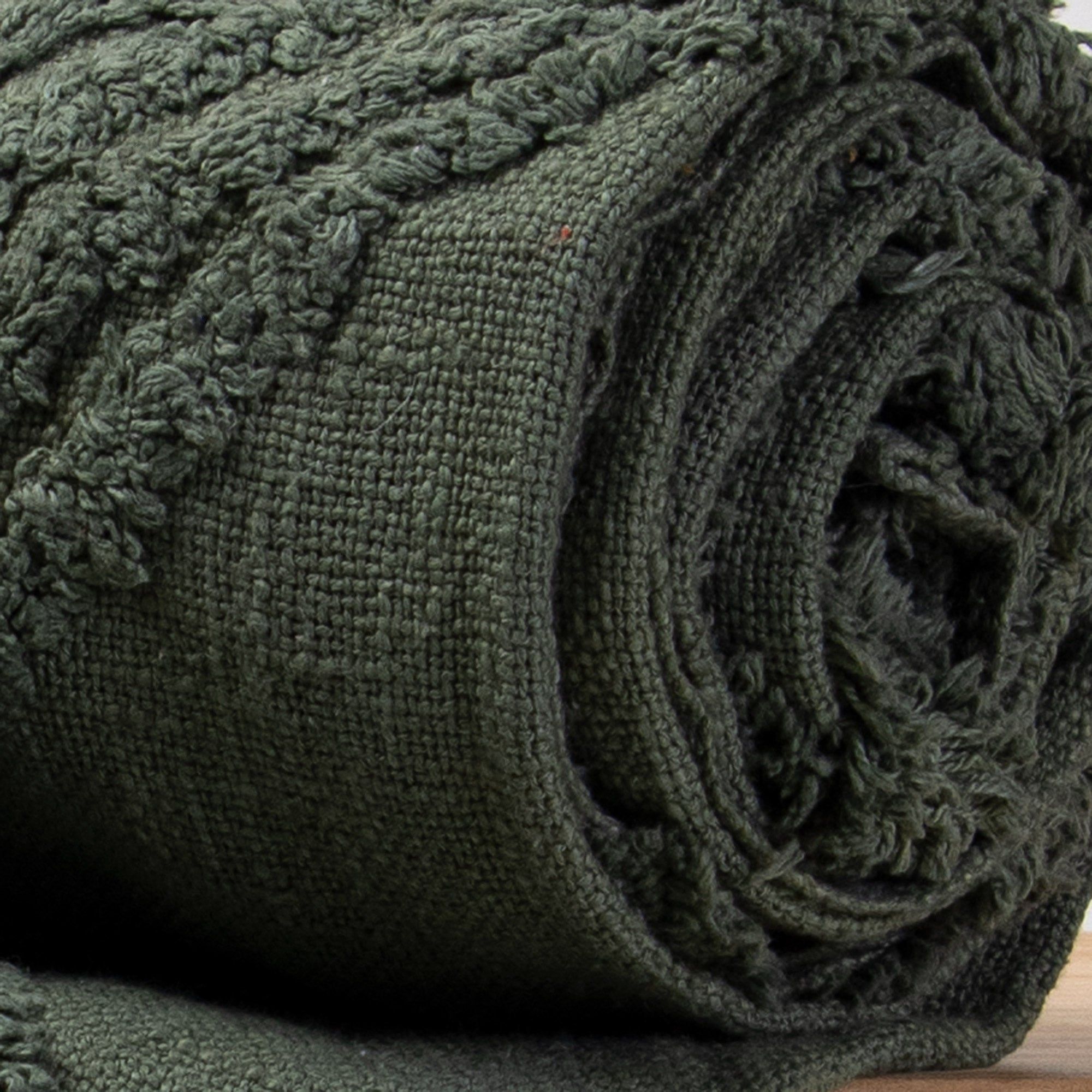 Handmade Knitted Tufted Cotton 3 Seater Sofa Throws